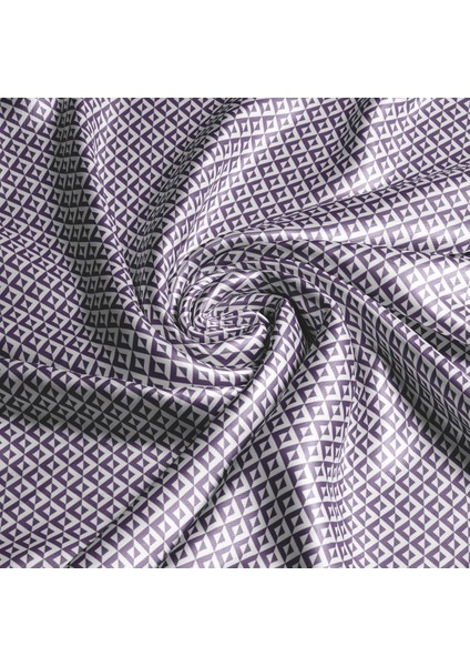 Akipek - Küçük Üçgen Desenli Pamuk Eşarp fiyatları