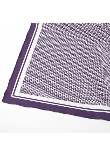 Akipek - Küçük Üçgen Desenli Pamuk Eşarp modelleri