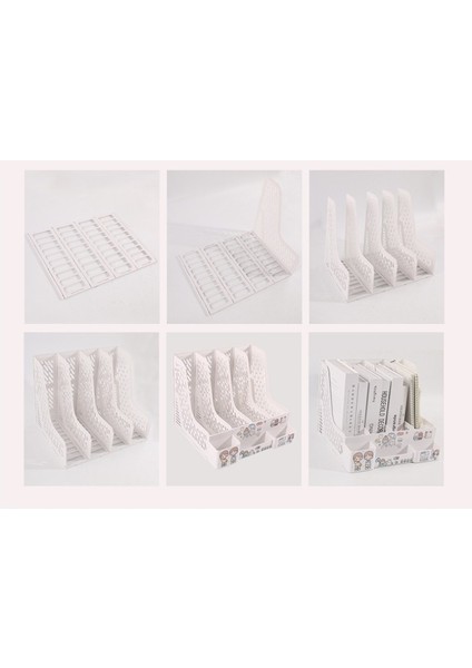 Masaüstü Için Çok Katmanlı Dosya Çerçevesi Dosya Rafı Öğrenci Kitap Ayracı Depolama Rafı (Yurt Dışından) modelleri