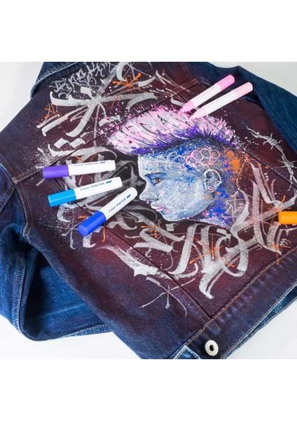 Pintor Markör Kalem B Uç Metalik Mavi