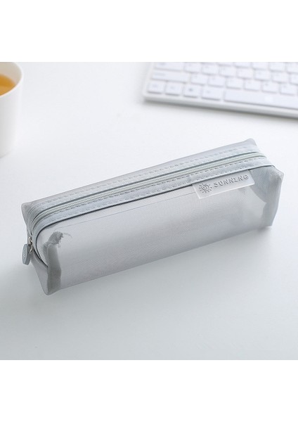 No.14 Tarzı Izgara Kalem Kutusu Şeffaf Estuche Escolar Kawaool Malzemeleri Estojo Escola Kalem Kutusu Malzemesi Escolar Kalem Kutusu (Yurt Dışından) modelleri