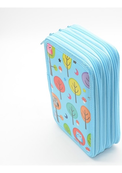 Karışık Renk Stili Kalem Kutusu Kedi Büyük Kapasiteli Tuval Kore Okul Malzemeleri Trousse Scolaire Stylo Estuche Escolar Kalem Kutusu Piornik Lapices (Yurt Dışından)