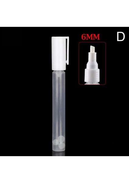 6mm Tarzı Boya Kalemi Aksesuarları Boş Çubuk Plastik Sıvı Tebeşir Işaretleyici Varil Kalem Grafiti Kalemleri F1Z3 Için Yazma Malzemeleri (Yurt Dışından) fiyatları