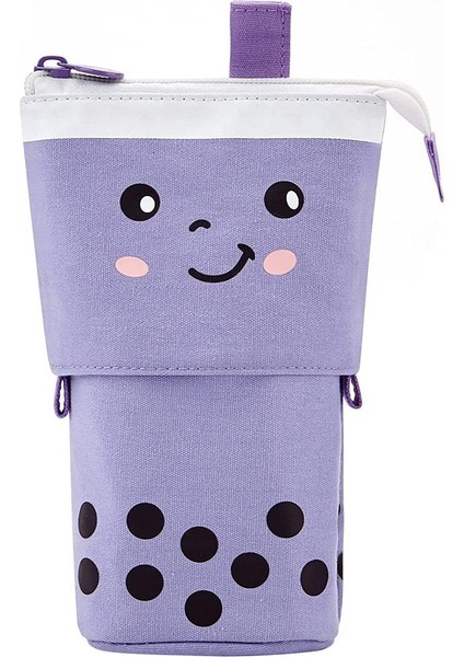 No.1 Tarzı Yaratıcı Geri Çekilebilir Kedi Kalem Kutusu Okul Kırtasiye Çantası Kawaii Tuval Öğrenci Çocuklar Için Sevimli Kalemlik Hediyeler Kalem Çantası (Yurt Dışından)