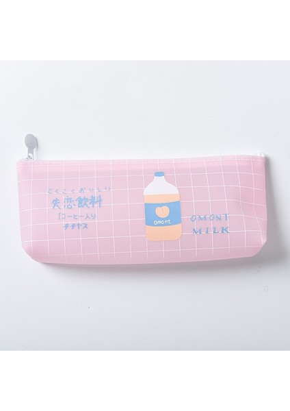 B Tarzı Aşk Şekeri Süt Pembe Balon Çilek Kalem Kutusu Kırtasiye Depolama Organizatör Kalem Çantası Okul Ofis Tedarik Escolar (Yurt Dışından)