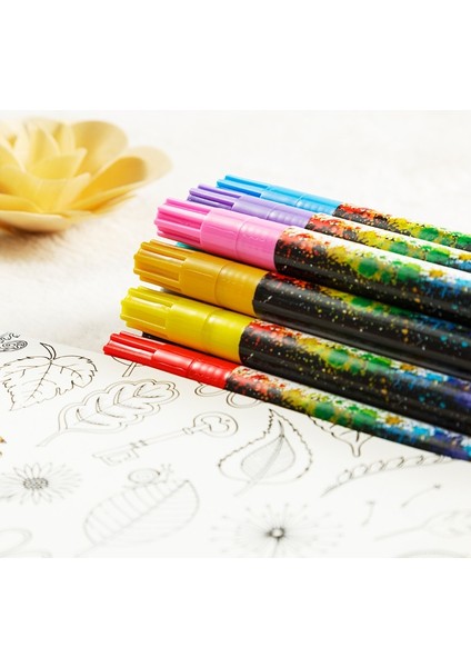 6 Renk Stili 20 Renk Akrilik Boya Marker Kalem Sanat Marker Kalem Seramik Kaya Cam Porselen Kupa Tuval Kalıcı Boya Marker Kırtasiye (Yurt Dışından) modelleri
