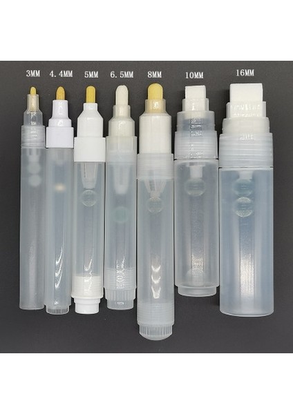 16MM Tarzı 1 Adet Boş Kalem Çubuk Plastik Sıvı Tebeşir Işaretleyici Varil Tekrarlanabilir Plastik Boş Kalem Çubuk Sıvı Tebeşir Boya Kalemi Aksesuarları (Yurt Dışından)