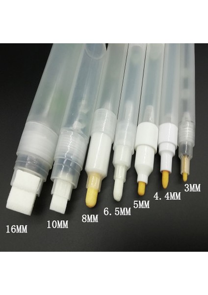 16MM Tarzı 1 Adet Boş Kalem Çubuk Plastik Sıvı Tebeşir Işaretleyici Varil Tekrarlanabilir Plastik Boş Kalem Çubuk Sıvı Tebeşir Boya Kalemi Aksesuarları (Yurt Dışından)