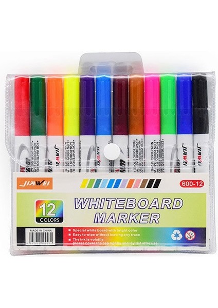 12 Adet Tarzı Lot Yüzer Kalem Silinebilir Beyaz Tahta Kalem Işaretleyiciler Sevimli Fosforlu Kalemler Çocuk Çizim Hignlig Escola Ofis Malzemeleri (Yurt Dışından)