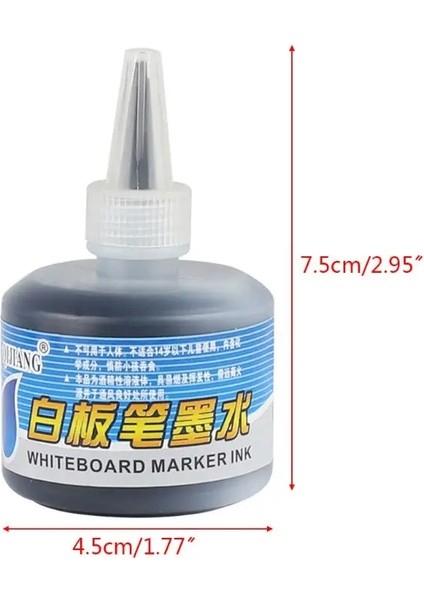 Siyah Stil 1 Şişe 50ML Dolum Mürekkepleri Için Dolum Mürekkep Beyaz Tahta Marker Kalem Siyah Kırmızı Mavi 3 Renk Okul Ofis Malzemeleri (Yurt Dışından) fırsatları