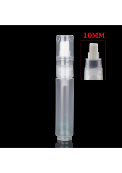 10 mm Tarzı 1 Adet Tekrarlanabilir Kullanım Grafiti Kalemi Boş Kalem Çubuk Plastik Sıvı Tebeşir Işaretleyici Varil Kalem Boya Kalemi Aksesuarı (Yurt Dışından)