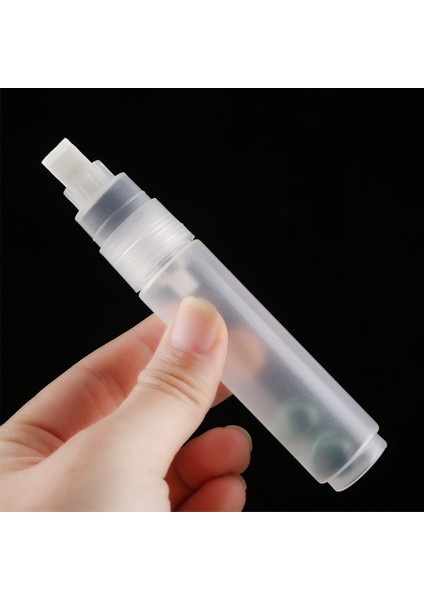 10 mm Tarzı 1 Adet Tekrarlanabilir Kullanım Grafiti Kalemi Boş Kalem Çubuk Plastik Sıvı Tebeşir Işaretleyici Varil Kalem Boya Kalemi Aksesuarı (Yurt Dışından)