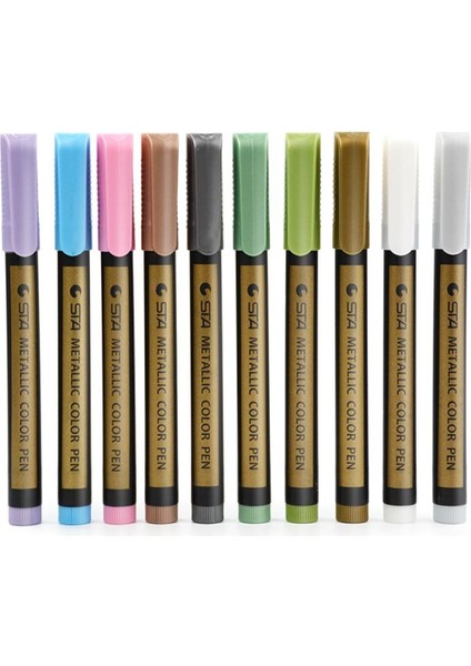 1 Adet Mavi Stil 10 Renk Metal Işaretleyici Kalem Metal Kalıcı Boya Işaretleyici Su Geçirmez Dıy Tasarım Albümü Kırtasiye Sanat Boyama Çizim Sanat Malzemeleri (Yurt Dışından) modelleri