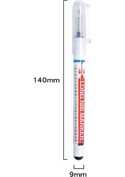 Mavi Stil Yeni Uzun Kafa Işaretleyiciler Banyo Ağaç Işleme Dekorasyon Çok Amaçlı Derin Delik Işaretleyici Kalemler Sanat Okulu Boyama Çizim Malzemeleri (Yurt Dışından) fırsatları