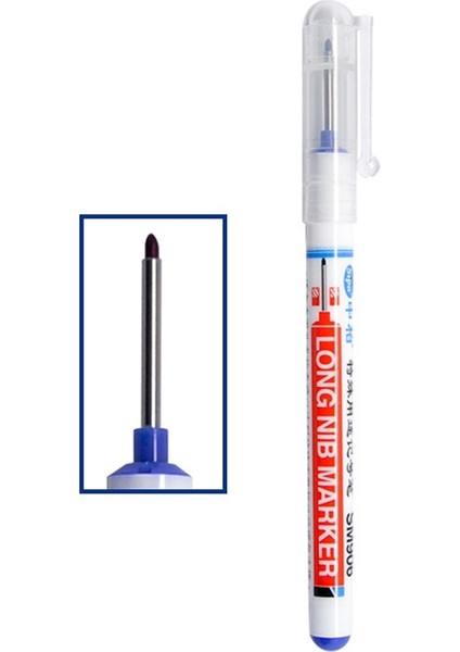 Mavi Stil Yeni Uzun Kafa Işaretleyiciler Banyo Ağaç Işleme Dekorasyon Çok Amaçlı Derin Delik Işaretleyici Kalemler Sanat Okulu Boyama Çizim Malzemeleri (Yurt Dışından) indirimleri