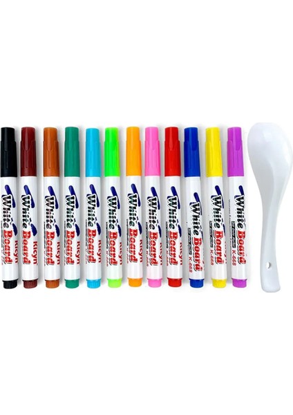 Kaşık Stili ile 8 Renk Büyülü Su Boyama Kalem Su Yüzen Doodle Kalemler Çocuklar Montessori Çizim Işaretleyiciler Erken Eğitim Oyuncaklar Beyaz Tahta Işaretleyici (Yurt Dışından) fırsatları
