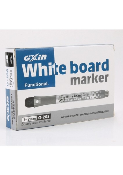 12 Adet Kırmızı Stil Gxin G Işaretleyici Seti, Manyetik, Silinebilir Beyaz Tahta Işaretleyicileri Için Işaretleyici, Kuru Silme.çocuklar Için Işaretleyici. Grafiti Için Kalem (Yurt Dışından)