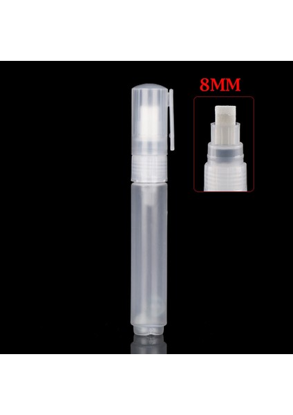 8mm Tarzı Lastic Boş Boya Kalemi Grafiti Kalem Çubuk Uç Sıvı Tebeşir Işaretleyici Varil Kalem (Yurt Dışından)