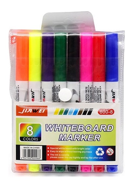 8 Adet Tarzı Lot Yüzer Kalem Silinebilir Beyaz Tahta Kalem Işaretleyiciler Sevimli Fosforlu Kalemler Çocuk Çizim Hignlig Escola Ofis Malzemeleri (Yurt Dışından)