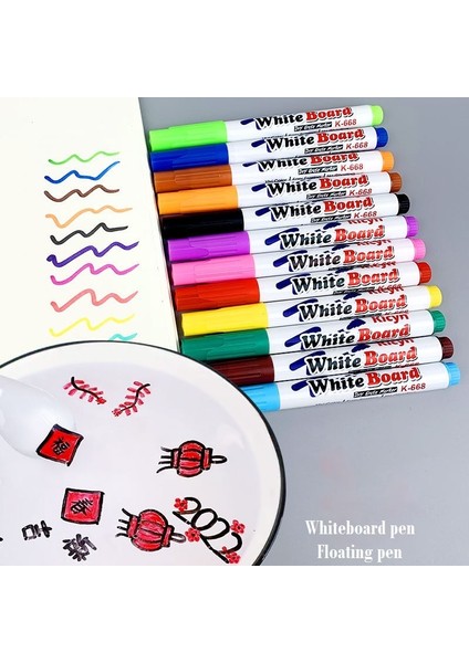 8 Adet Tarzı Lot Yüzer Kalem Silinebilir Beyaz Tahta Kalem Işaretleyiciler Sevimli Fosforlu Kalemler Çocuk Çizim Hignlig Escola Ofis Malzemeleri (Yurt Dışından) fiyatları