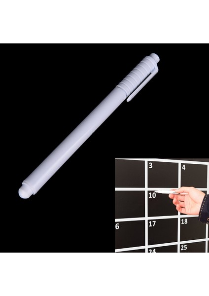 Kara Tahta Blackboar Cam Pencere Okul Ofis Için 1 Adet Sıvı Tebeşir Beyaz Mürekkep Marker Kalem (Yurt Dışından) modelleri