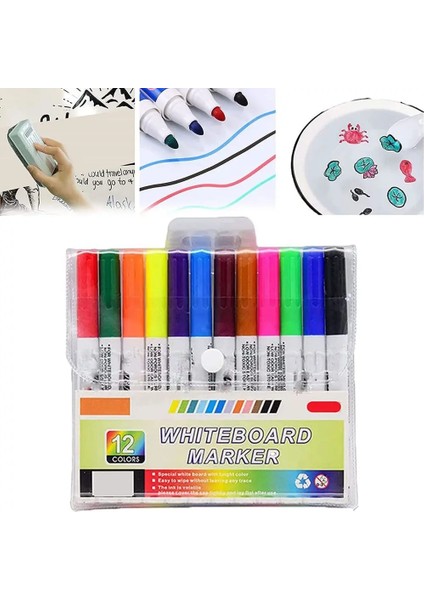 4 Renk Stili Renkler Büyülü Su Boyama Kalem Su Yüzen Doodle Kalemler Çocuk Erken Eğitim Oyuncaklar Sihirli Beyaz Tahta Marker (Yurt Dışından) modelleri