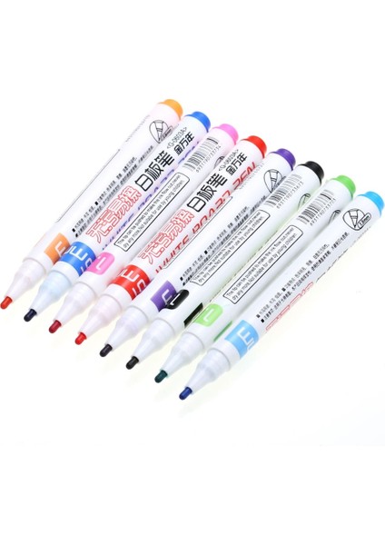 8 Renk Set Beyaz Tahta Marker Toksik Olmayan Kuru Silme Kolay Silin Çocuklar Graffiti Marker Kalem Beraberlik Pop Pencere Sonrası Kalem (Yurt Dışından) modelleri