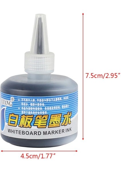 Mavi Stil 1 Şişe 50ML Dolum Mürekkepleri Için Dolum Mürekkep Beyaz Tahta Marker Kalem Siyah Kırmızı Mavi 3 Renk Okul Ofis Malzemeleri (Yurt Dışından) fırsatları
