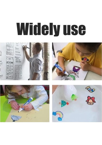 Erik Tarzı 5 Adet Büyülü Kuru Silme Işaretleyiciler Sulu Boya Kalem Beyaz Tahta Marker Kalemler Seti Doodle Su Yüzen Kalemler Boyama Aracı (Yurt Dışından) modelleri