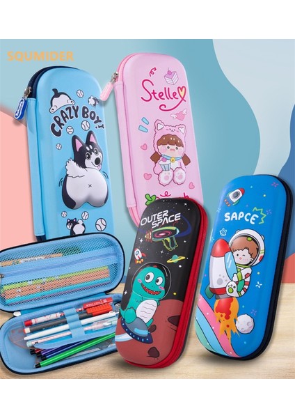 A1 0 Stili Karikatür 3D Kalem Kutusu Okul Malzemeleri Saklama Kutusu Sevimli Kalem Çantası Çocuk Kalem Kutusu Kız Kırtasiye Kutusu Erkek Kalem Kutusu Hediyeler (Yurt Dışından) fırsatları