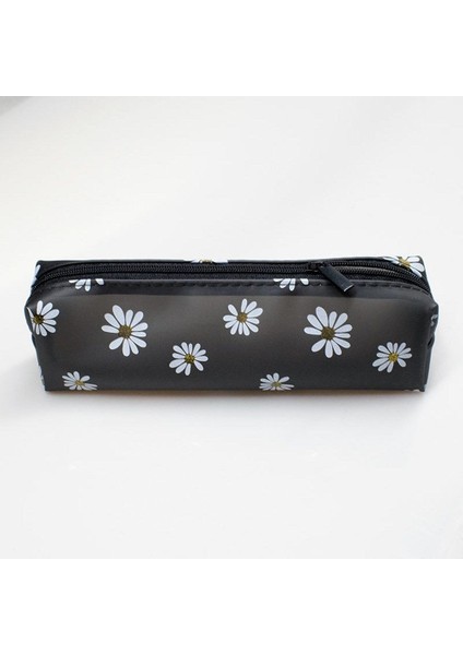 Siyah Stil 1 Adet Yenı Papatya Kalem Kutusu Şeffaf Papatya Şeker Rengi Hediye Okul Kalem Kutusu Kalem Çantası Okul Malzemeleri Kırtasiye Sıcak Satış (Yurt Dışından)