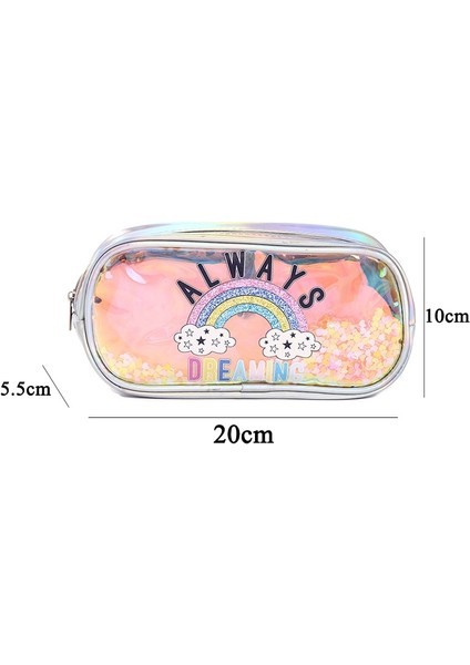 No.5 Tarzı Şeffaf Kalem Kutusu Unicorn Kawaii Trousse Scolaire Okul Malzemeleri Kızlar Için Kalem Kılıfı Kırtasiye Okul Kalem Kutuları (Yurt Dışından) fırsatları
