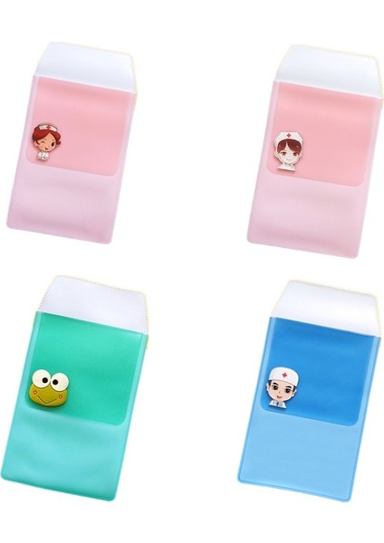 No.15 Tarzı Buzlu Pvc Göğüs Cebi Sızdırmaz Kalem Çantası Hastane Sağlık Çalışanı Doktor Hemşire Adanmış Pratik Kalem Kutusu Malzemeleri Kawaii (Yurt Dışından) indirimleri