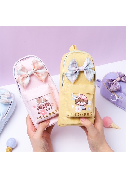 Sevimli Çanta Stili Kalem Kutuları Büyük Sevimli Kırtasiye Ofis Malzemeleri Kalem Kutusu Okul Kawaii Kırtasiye ve Ofis Için Serin Kalem Kutuları Pretty Kalem (Yurt Dışından) modelleri