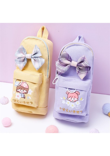 Sevimli Çanta Stili Kalem Kutuları Büyük Sevimli Kırtasiye Ofis Malzemeleri Kalem Kutusu Okul Kawaii Kırtasiye ve Ofis Için Serin Kalem Kutuları Pretty Kalem (Yurt Dışından) indirimleri