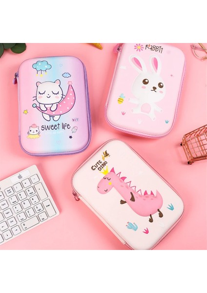 3D Kırtasiye Stili Kalem Kutuları Okul Malzemeleri Estojo Escolar Kılıf Trousse Kawaii Kedi Sevimli Unicorn Piornik Astuccio Scuola Kalemlik Kalemlik Çanta Kutusu (Yurt Dışından) fiyatları