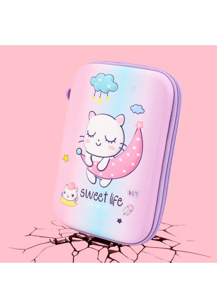 3D Kırtasiye Stili Kalem Kutuları Okul Malzemeleri Estojo Escolar Kılıf Trousse Kawaii Kedi Sevimli Unicorn Piornik Astuccio Scuola Kalemlik Kalemlik Çanta Kutusu (Yurt Dışından) modelleri
