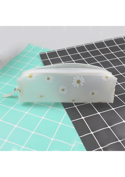 Şeffaf Stil 1 Adet Yenı Papatya Kalem Kutusu Şeffaf Papatya Şeker Rengi Hediye Okul Kalem Kutusu Kalem Çantası Okul Malzemeleri Kırtasiye Sıcak Satış (Yurt Dışından) fırsatları