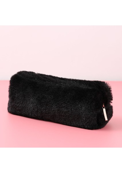 No.5 Tarzı Sevimli Moda Peluş Fermuarlı Kalem Çantası Okul Ofis Malzemeleri Kırtasiye Kılıfı Çanta Depolama Sevimli Makyaj Çantaları Kalem Kutusu (Yurt Dışından)