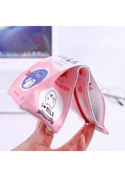 Mavi Stil P62 Kawaii Yaratıcı Meyve Süt Karton Tasarım Kalem Kutusu Pu Su Geçirmez Okul Tedarik Öğrenci Kırtasiye Büyük Depolama Çocuklar Hediye (Yurt Dışından) modelleri