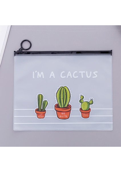 NO.241 Tarzı 1 Adet Şeffaf Desen Kalem Kutusu Kaktüs Unicorn Leopar Ofis Öğrenci Kalem Kutuları Okul Malzemeleri Kalem Kutusu Açılır (Yurt Dışından)