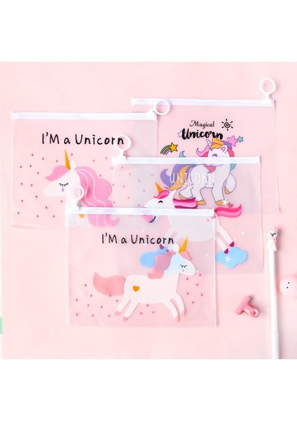 NO.241 Tarzı 1 Adet Şeffaf Desen Kalem Kutusu Kaktüs Unicorn Leopar Ofis Öğrenci Kalem Kutuları Okul Malzemeleri Kalem Kutusu Açılır (Yurt Dışından) fırsatları