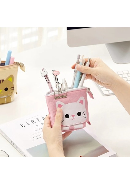Stil 04 Stili Sevimli Kedi Okul Kalem Kutusu Kız Erkek Kalem Kutusu Için Kanvas Kartuş Kalem Çantası Kawaii Unicorn Kalem Kutusu Kırtasiye Kore Ceza Kiti (Yurt Dışından) indirimleri