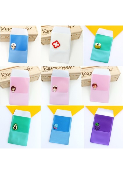 No.16 Tarzı Hemşireler Için Buzlu Pvc Giyim Cep Kalem Çantası Doktorlar Taşınabilir Kalem Kutusu Karikatür Meyve Hayvanlar Sızdırmaz Dolma Kalem Kılıfı (Yurt Dışından) fırsatları