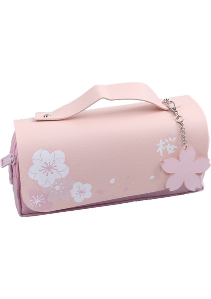 Yeşil Stil Sakura Kalem Çantası Pu Deri Kalem Kutusu Kawaii Kırtasiye Cetvel Kılıfı Okul Kız Için Tatlı Silgi Tutucu Hediye Kutusu Çiçek Depolama (Yurt Dışından) modelleri