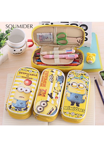 A2 Stili Karikatür Kalem Kutusu Kawaii Büyük Kalem Çantası Kutusu Sevimli Öğrenciler Kalem Kutuları Güzel Kırtasiye Çantası Çocuk Hediyeleri Okul Ofis Malzemeleri (Yurt Dışından) modelleri
