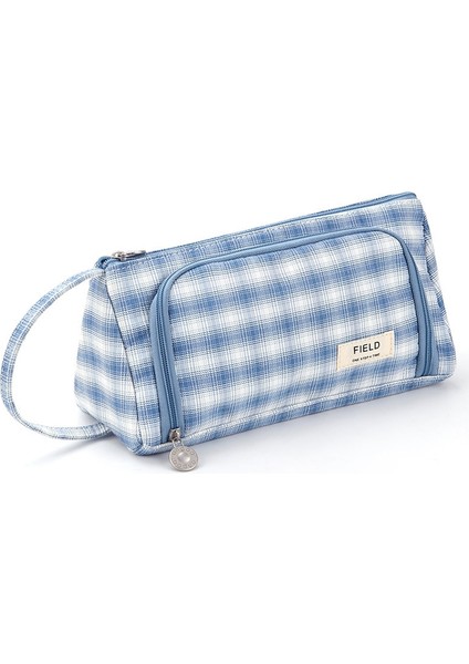 Mavimsi Beyaz Alan Stili Angoo [saf] Renkli Kalem Kutusu, Çok Yuvalı Kalem Çantası, Kırtasiye Kozmetik Seyahat Cüzdanı Için Büyük Saklama Çantası Organizatör A6443 (Yurt Dışından)