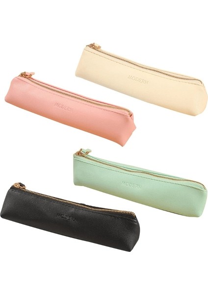 Yeşil Stil Şık Renkli Deri Kalem Kılıfı Mini Deri Kalem Kutusu Dolma Kalem Cep Iş Kırtasiye Çantası Ofis Kadın Erkek Için (Yurt Dışından) fiyatları