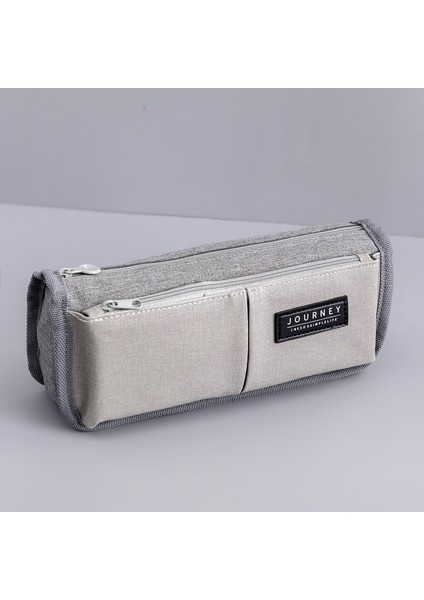 W0187A4 Stili Genişletilmiş Tuval Kalem Kutuları Okul Büyük Kapasiteli Kalem Kutusu Erkek Kalem Çantası Basit Kalem Kutusu Öğrenci Kırtasiye Çantası Büyük Kalem Çantası (Yurt Dışından)