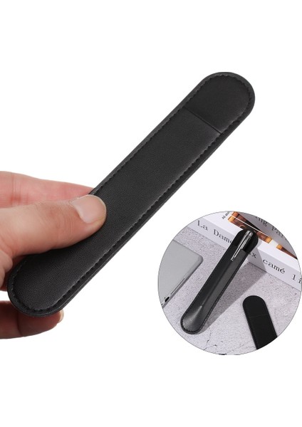 1 Adet Mavi Tarzı U Deri Dolma El Işi Kalem Çantası Depolama Kollu Hediyeler Stylus Kalemler Kılıfı Kalem Kutusu Okul Ofis Kırtasiye (Yurt Dışından)